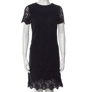 Tory Burch Trixy Navy Crochet Lace Dress Size S - EUC